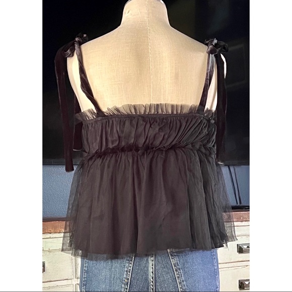 Anthropologie Tulle Babydoll Tank Top XS - Picture 8 of 10